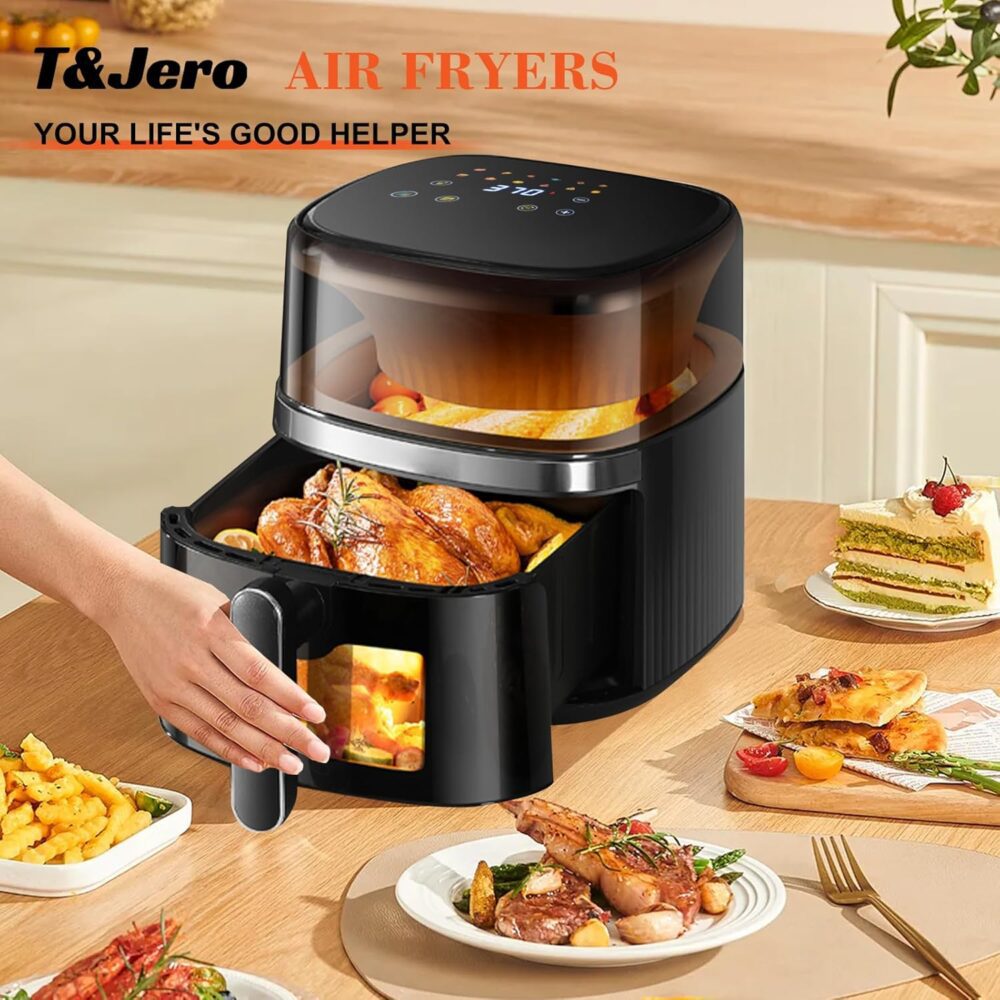 T&Jero Forno De Torradeira Air Fryer De Grande Capacidade De... | É bom mesmo? Descubra antes de comprar - Image 2
