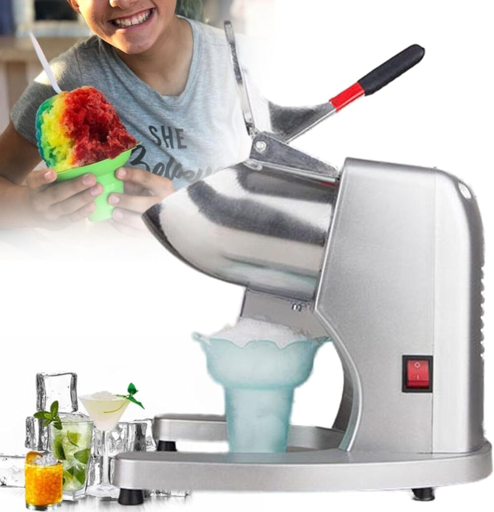 Máquina trituradora de gelo 300W Máquina de cone de neve Máq...