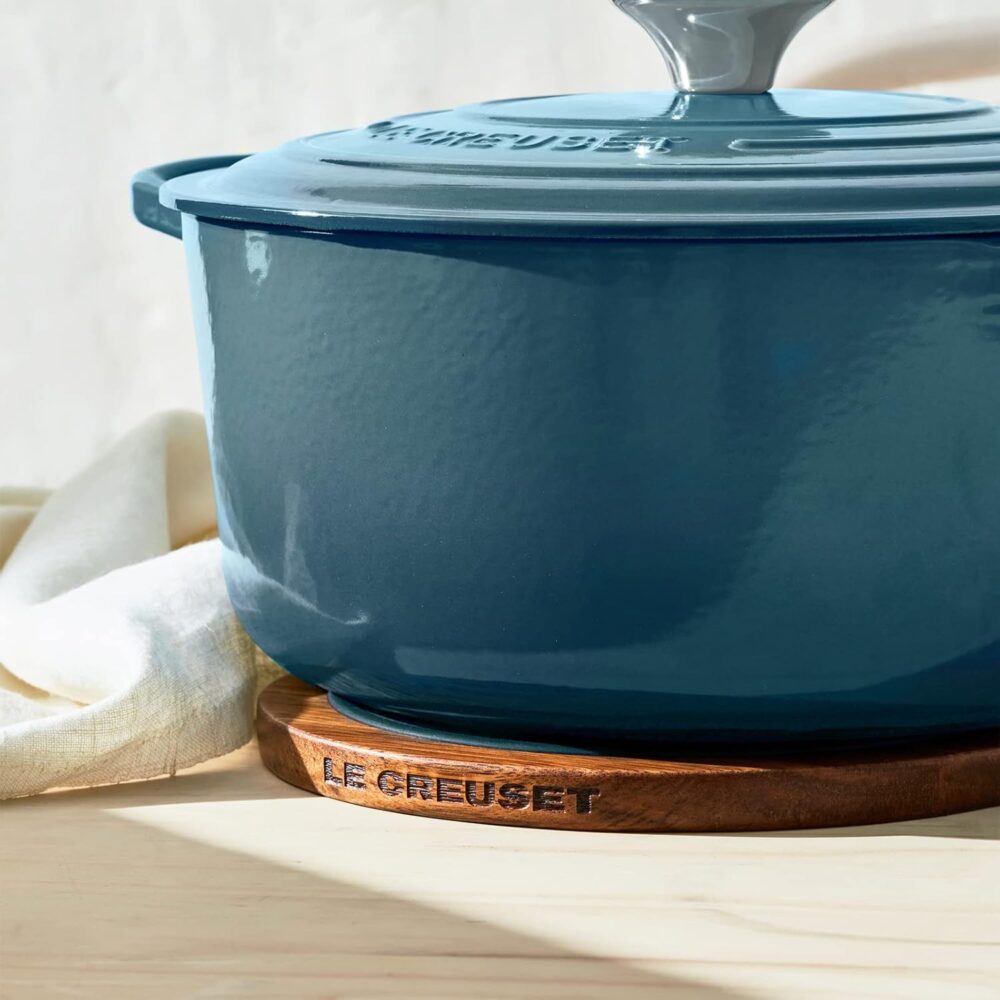 Le Creuset tripé magnético de madeira, madeira de acácia com... - Image 3