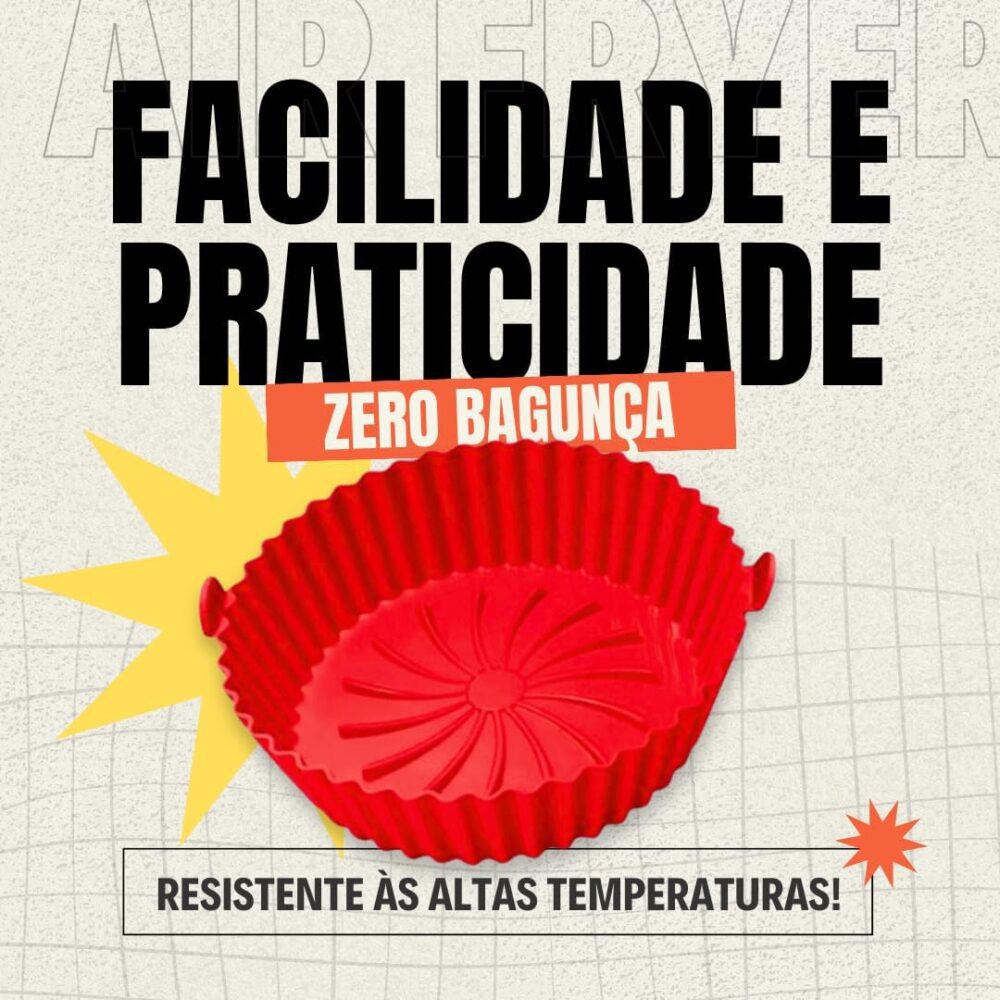 Kit 6 Formas de Silicone Para Air Fryer Antiaderente Reutili... | É bom mesmo? Descubra antes de comprar - Image 3