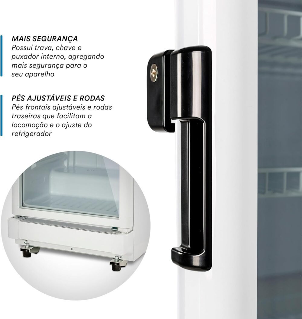 Refrigerador Expositor Vertical EOS 231 Litros Eco Gelo Digi... - Image 8