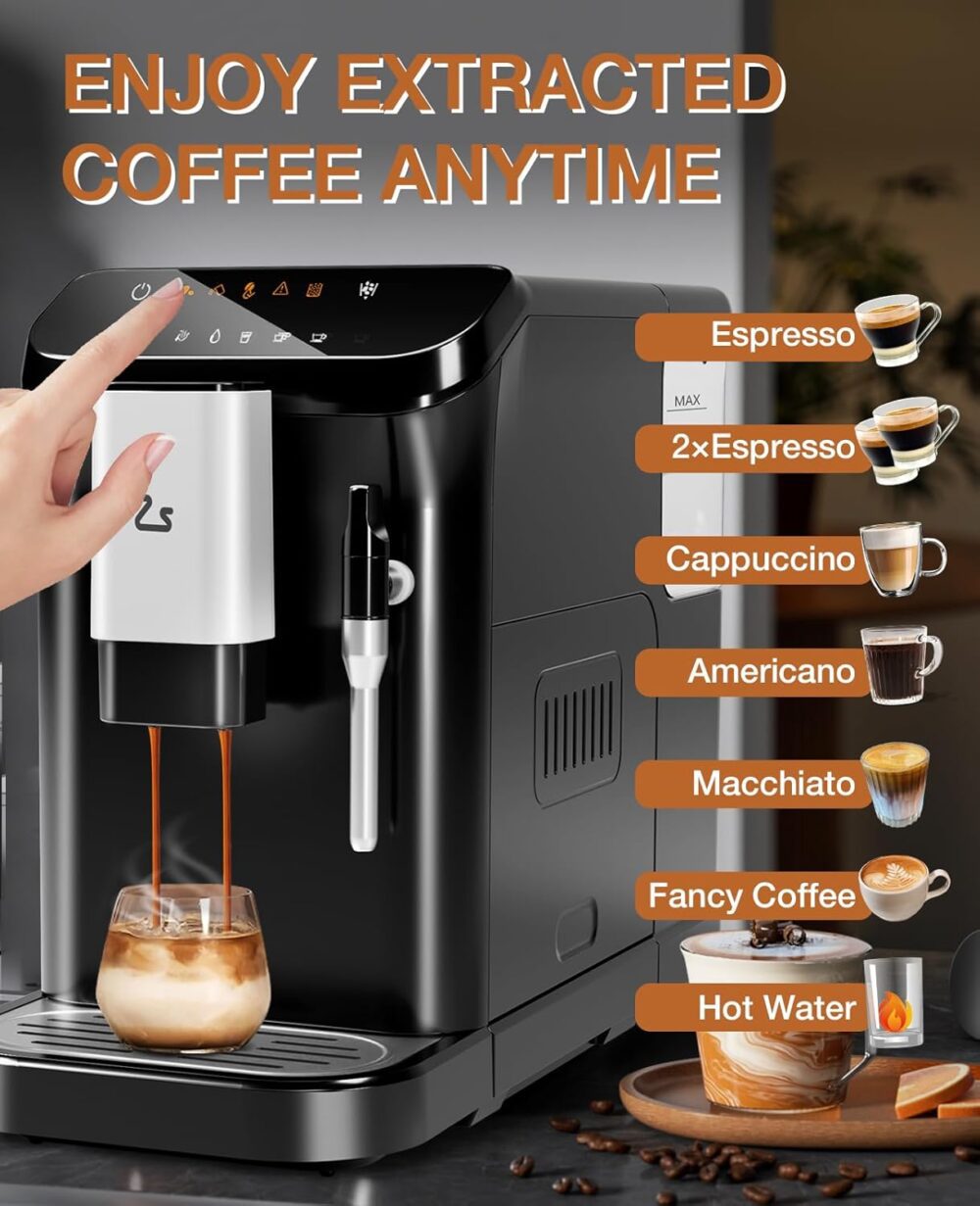 Zstar Máquina de café expresso totalmente automática com esp... - Image 7