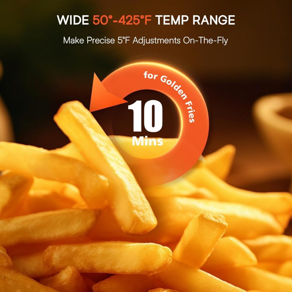 Nuwave Brio 15,5 Qt Air Fryer 10 em 1 Forno Rotisserie taman... | É bom mesmo? Descubra antes de comprar - Image 5