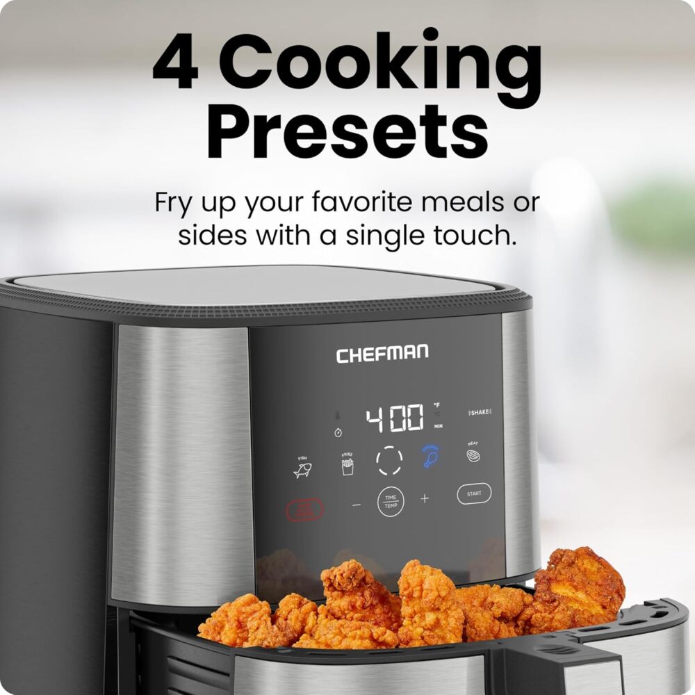 Fritadeira de ar Chefman de 5 litros, a maneira mais compact... | É bom mesmo? Descubra antes de comprar - Image 5