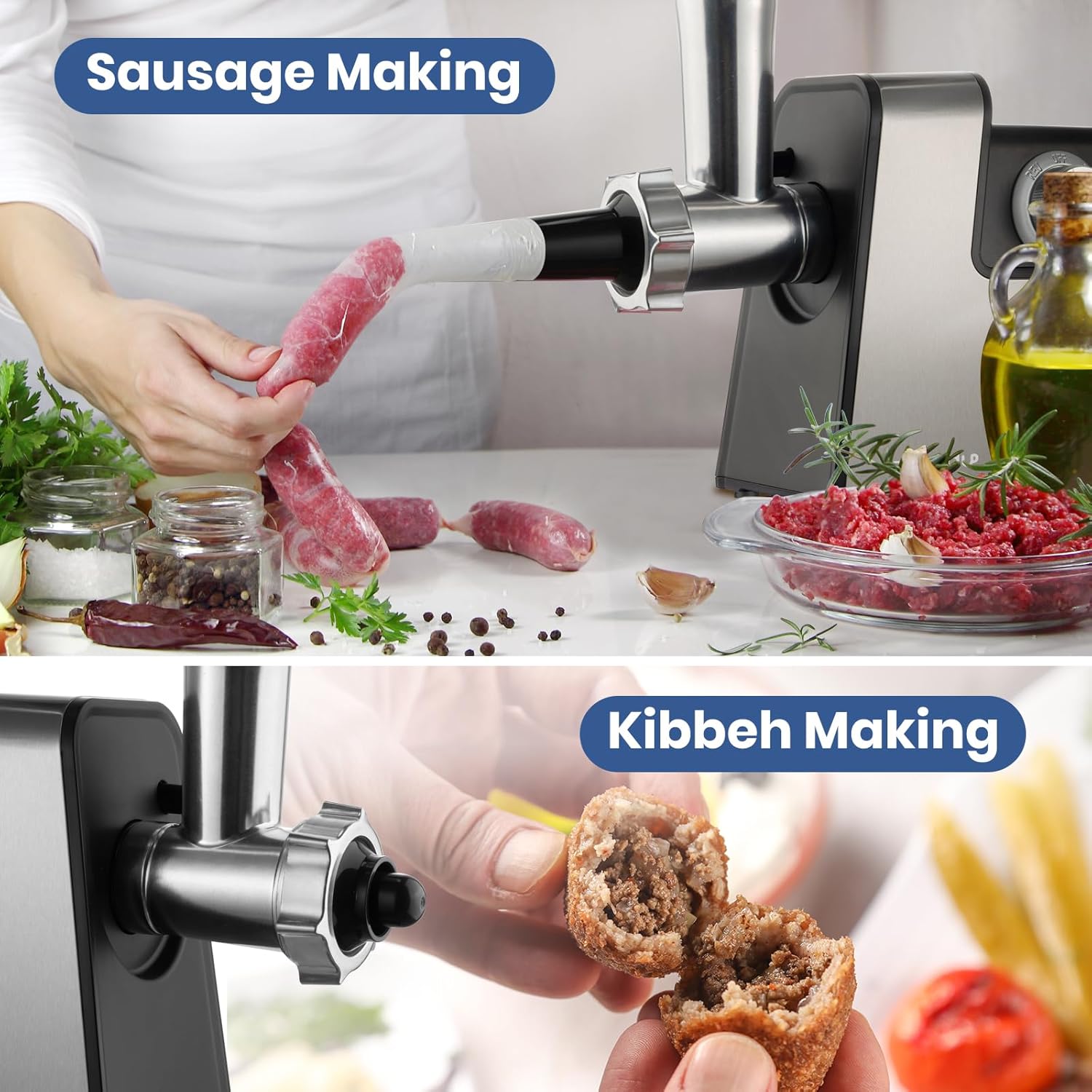 Parmedu Moedor De Carne Elétrico Compacto Para Uso Doméstico... - Image 4