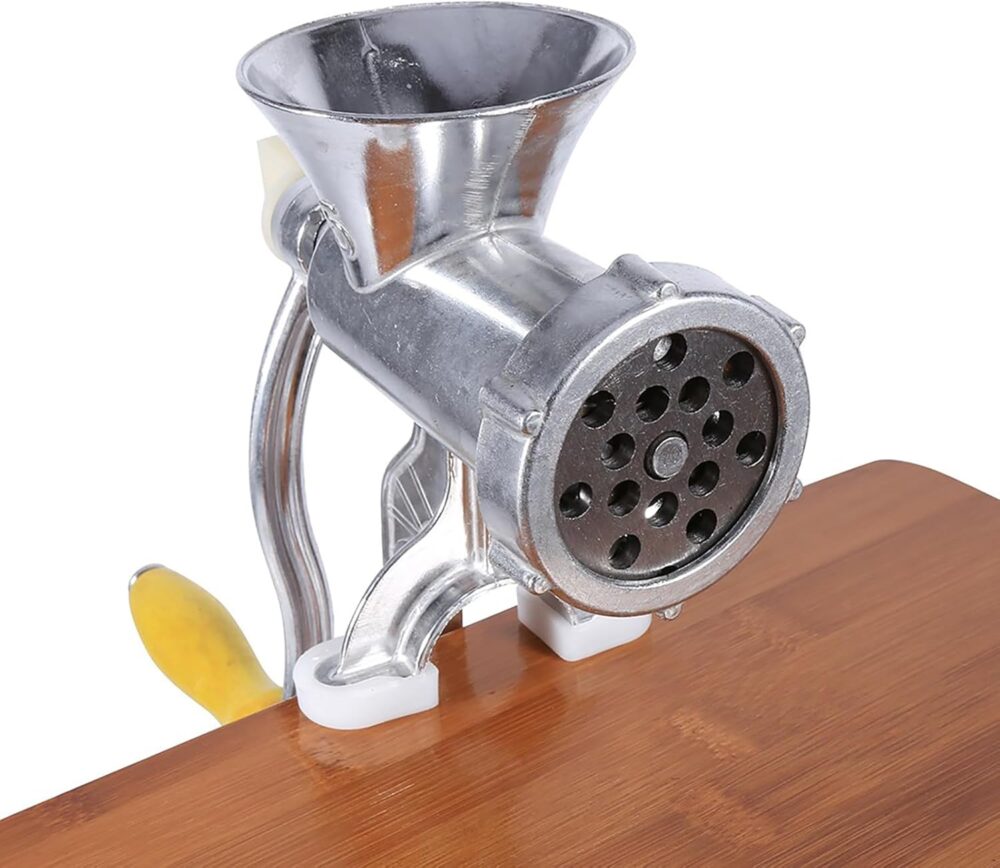 Moedor de carne, liga de alumínio, uso manual, moedor de car... - Image 6