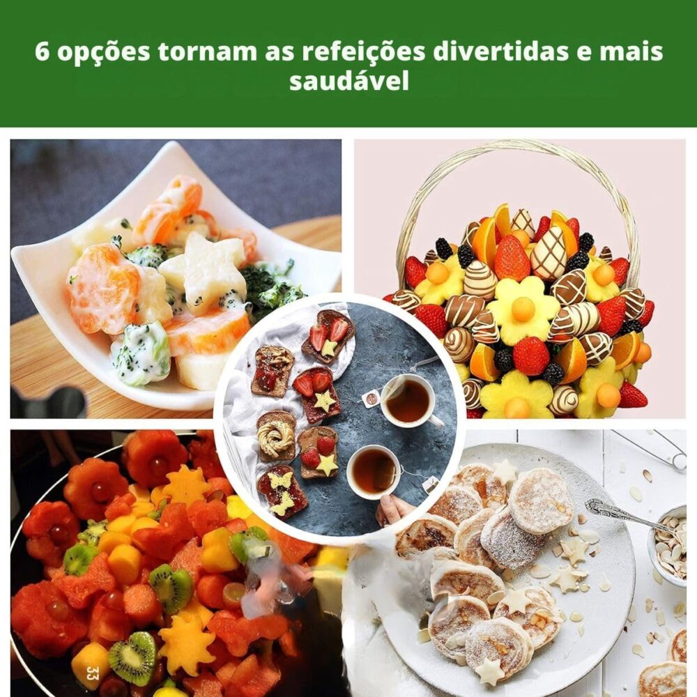 Cortador de Frutas e Legumes em Formato Decorativo Divertido - Image 3
