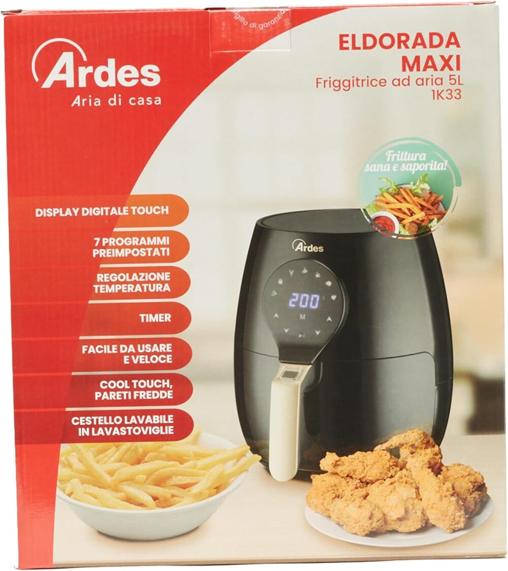 ARDES Frigideira de ar quente capacidade de 5 litros Air Fry... | É bom mesmo? Descubra antes de comprar - Image 10