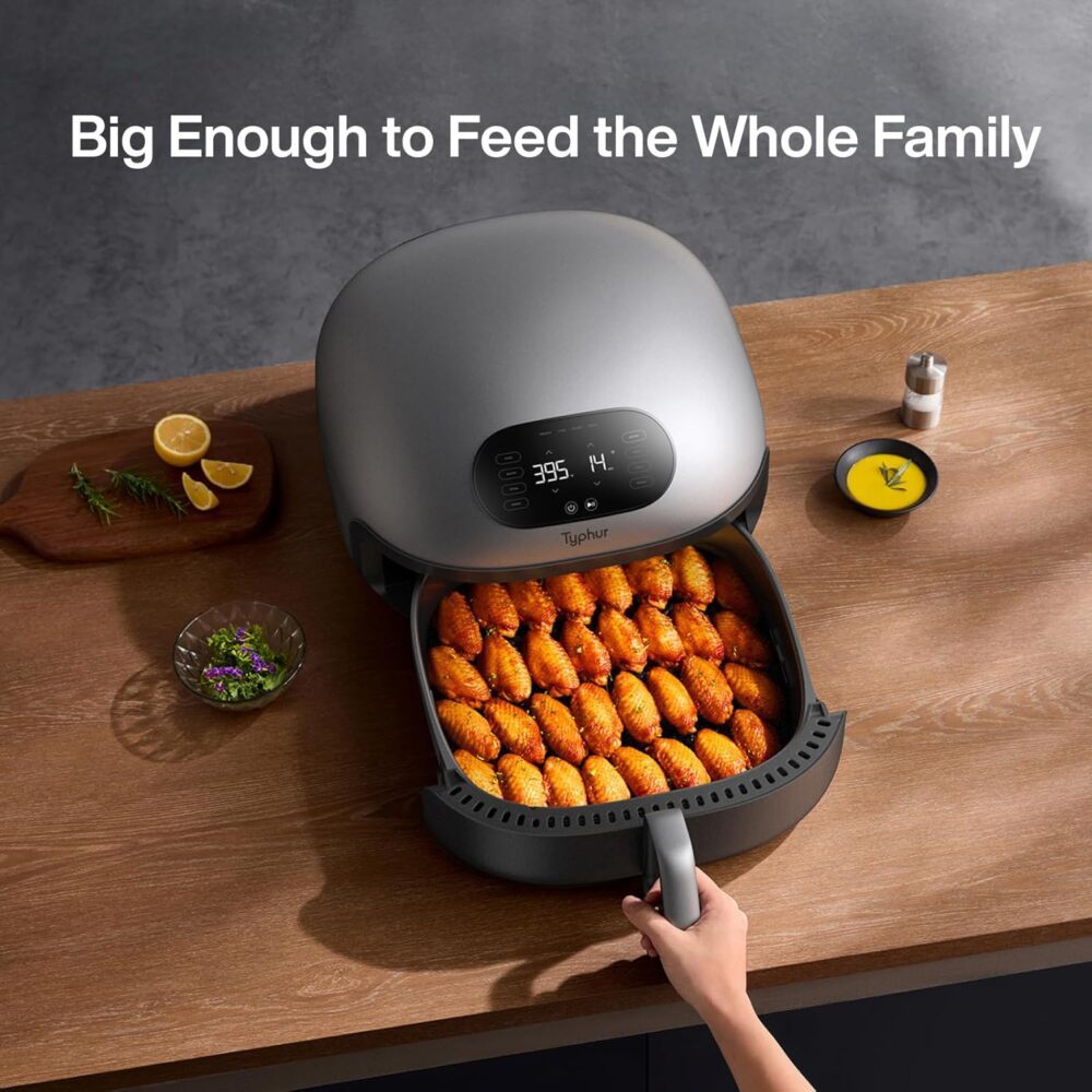 Typhur Capacidade de tamanho familiar Dome Air Fryer | É bom mesmo? Descubra antes de comprar - Image 7