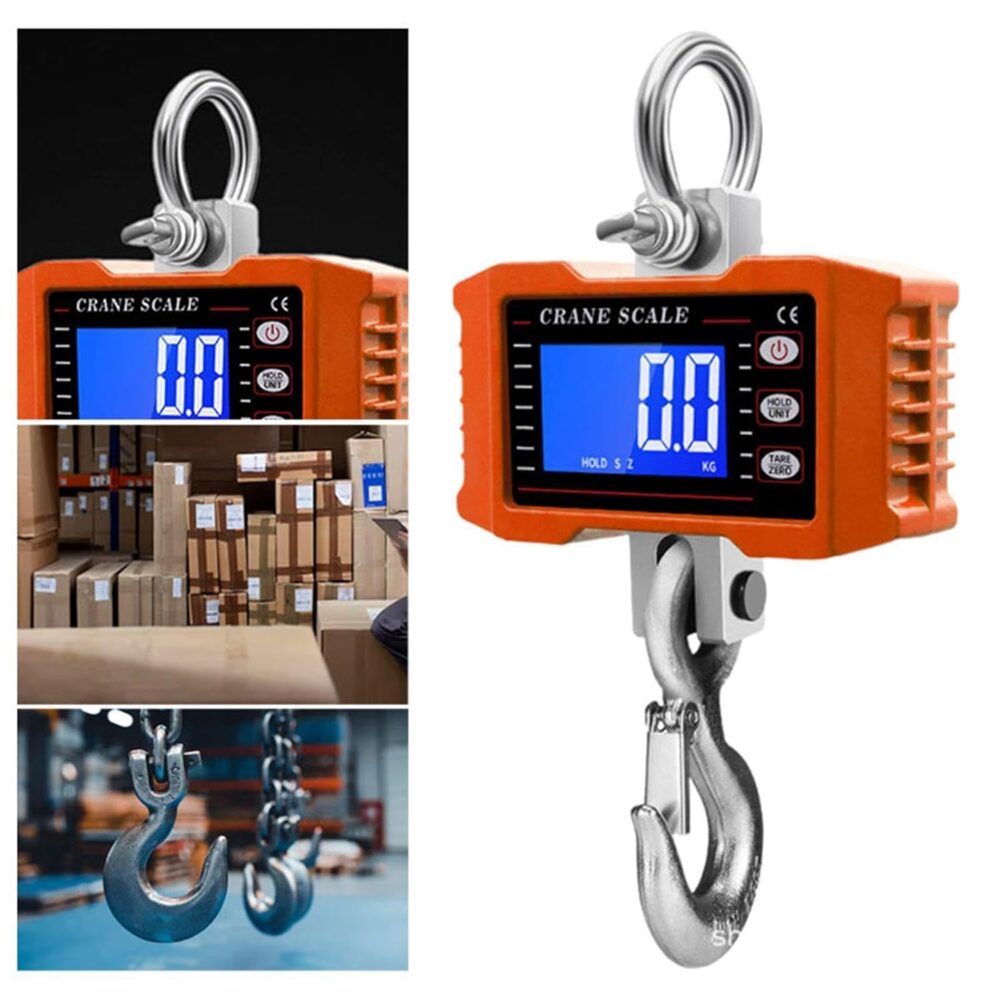 AsrMyjcx Balança Suspensa com Suporte/unidade/tara/zero Kg/l... - Image 6