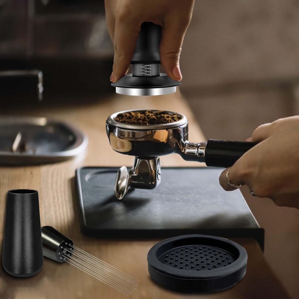 Conjunto de calcadeira de café com 22 peças, kit de acessóri... - Image 2
