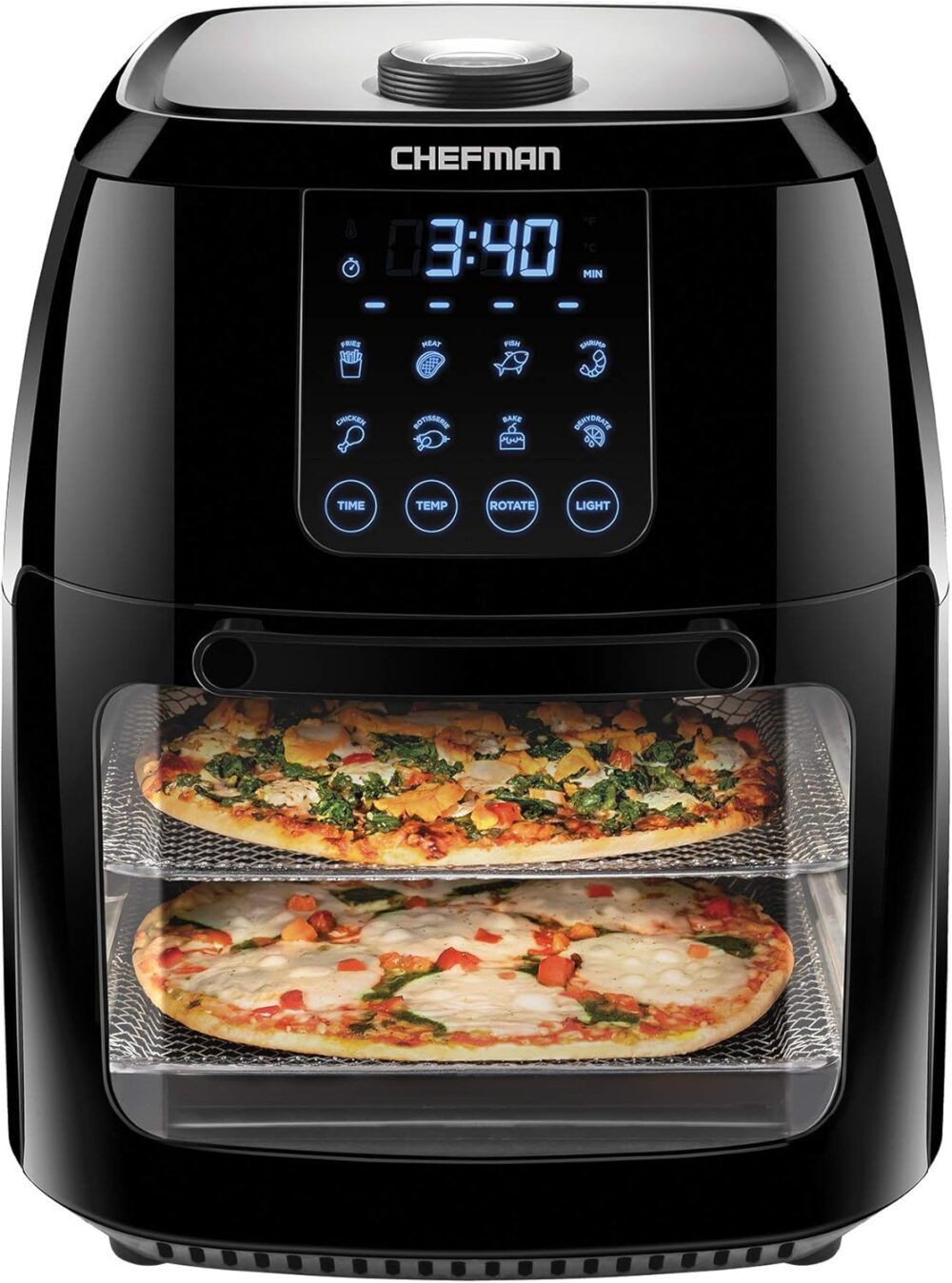 Chefman Fritadeira digital de ar de 6,3 litros + série girat... | É bom mesmo? Descubra antes de comprar