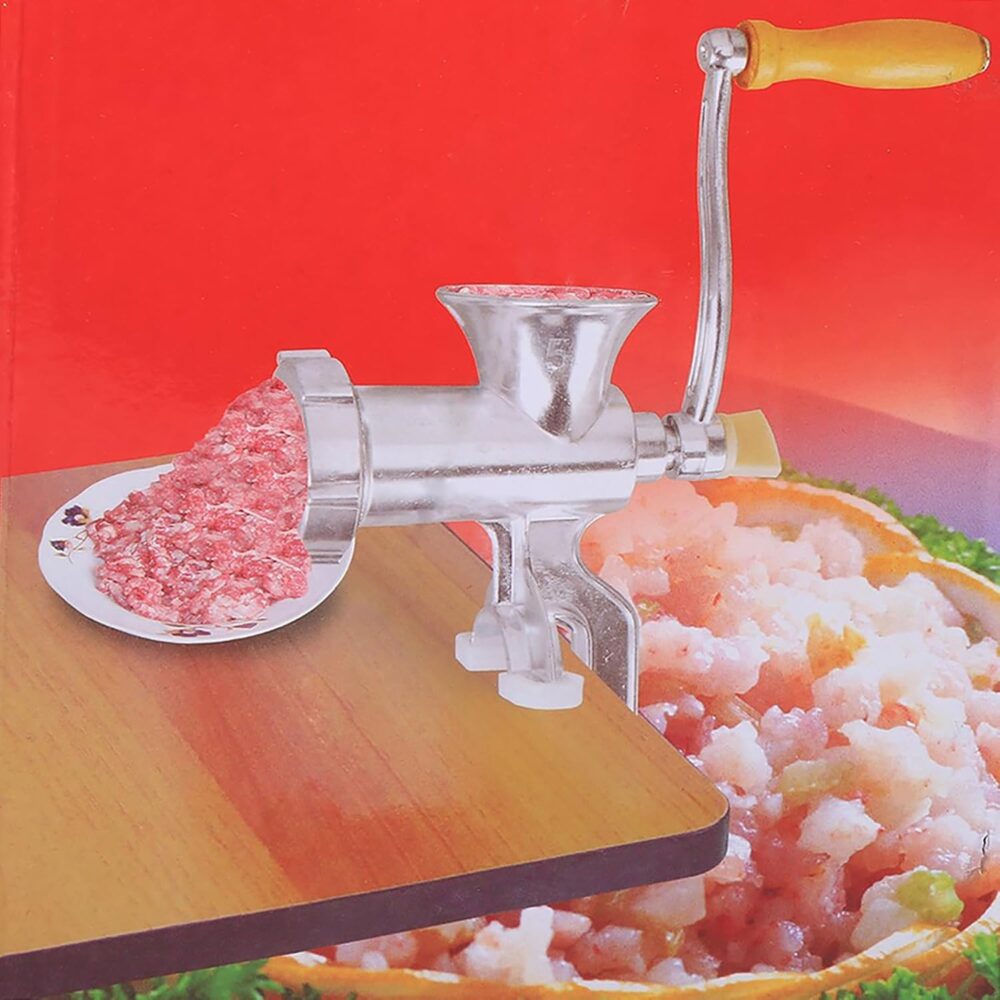 Moedor de carne, liga de alumínio, uso manual, moedor de car... - Image 3