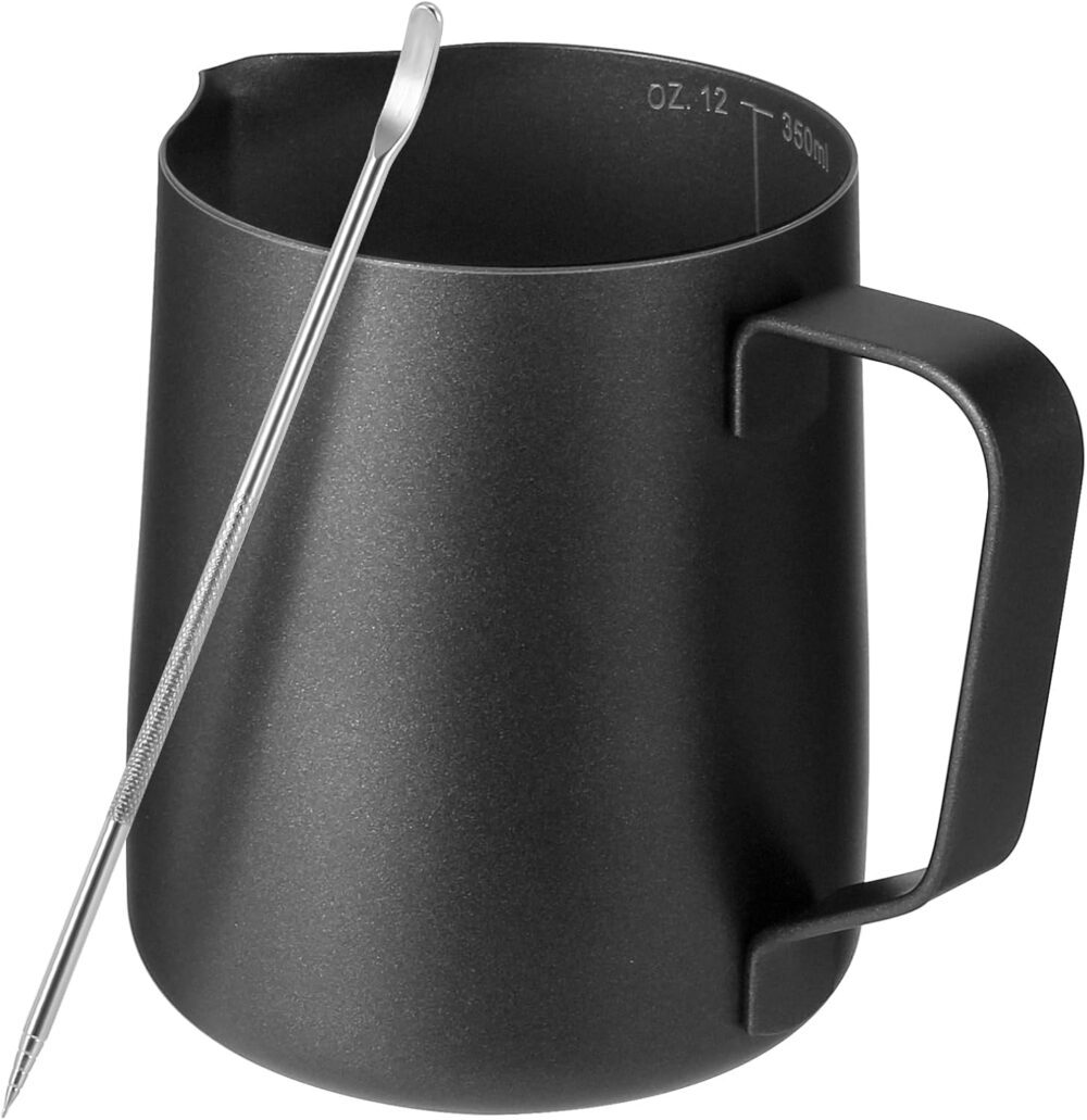 Jarro de leite com caneta artística para decoração de latte,...