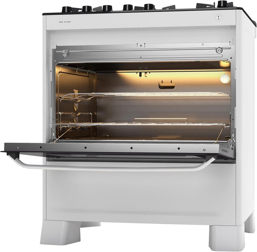 SUGGAR FOGÃO MAX GLASS BRANCO MESA DE VIDRO 5 BOCAS TRIPLA C... - Image 5