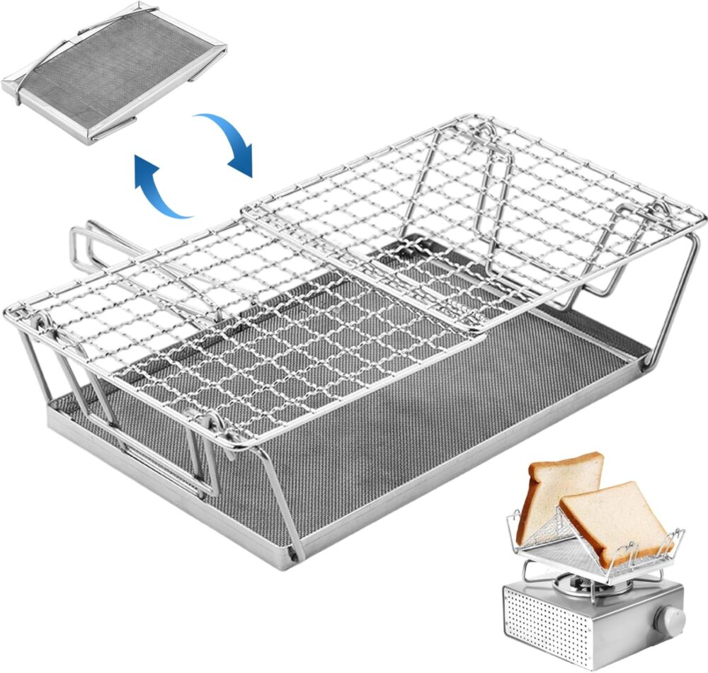 Torradeira de acampamento para fogão a gás – Rack de torrada... - Image 2