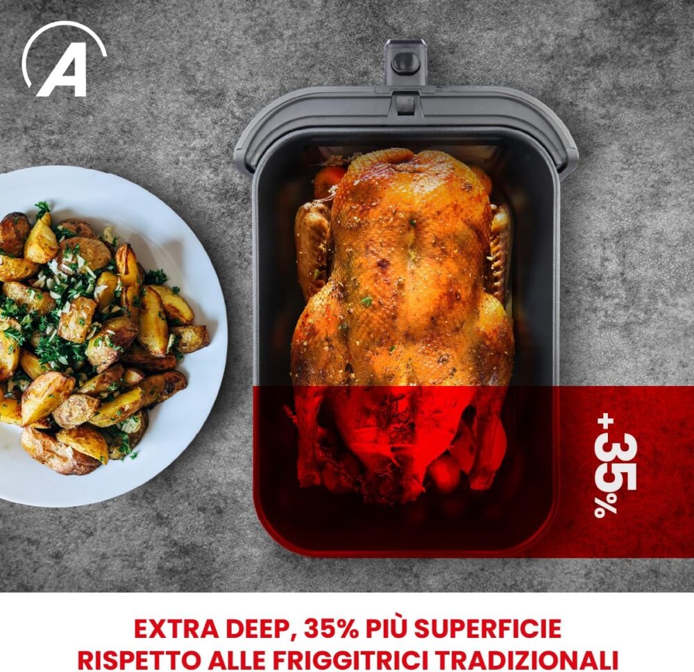 ARDES - ARFRYA08LV Friggitrice Ad Aria 8 litros extra profon... | É bom mesmo? Descubra antes de comprar - Image 6