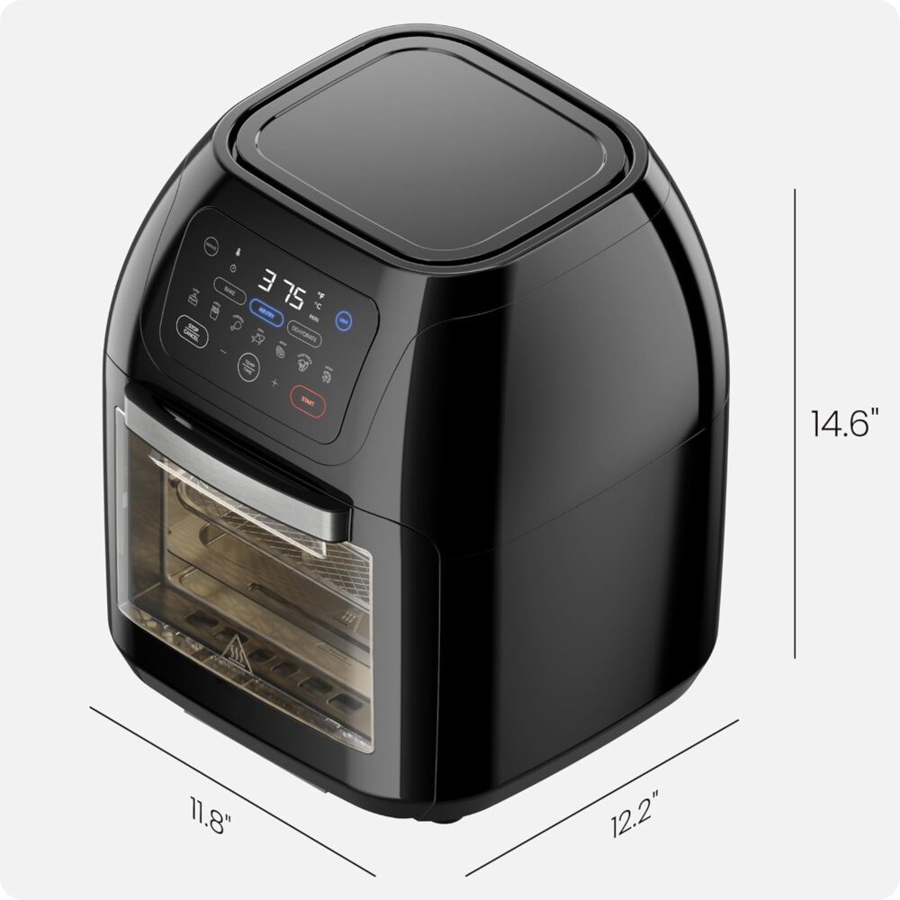 CHEFMAN Fritadeira digital multifuncional + assadeira, desid... | É bom mesmo? Descubra antes de comprar - Image 9