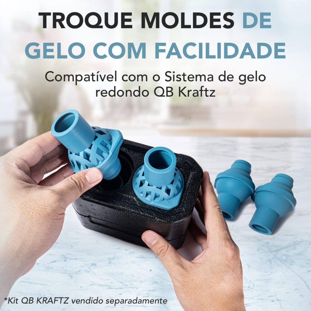 QB KRAFTZ Forma de Gelo - Molde em Formato de Diamante | Con... - Image 2