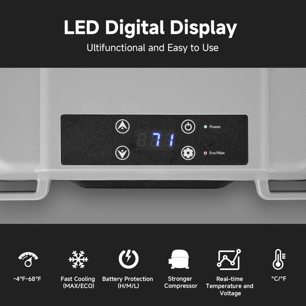 BODEGA Refrigerador Automotivo De 12 Volts, Freezer Portátil... - Image 6