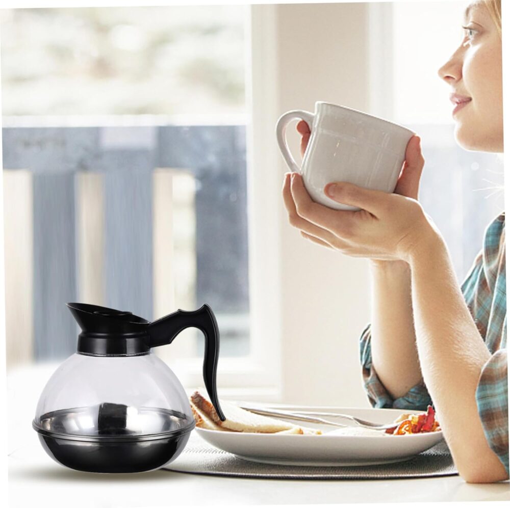 Decantador de café de 1,6 L, jarra de café resistente ao cal... - Image 2