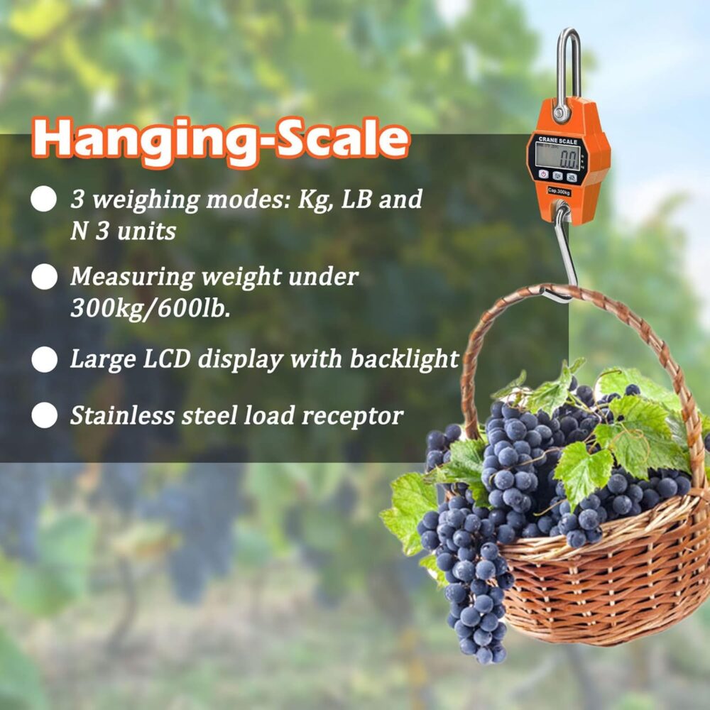 Vifaleno Mini LCD Digital 300 kg Portátil Industrial Heavy D... - Image 6