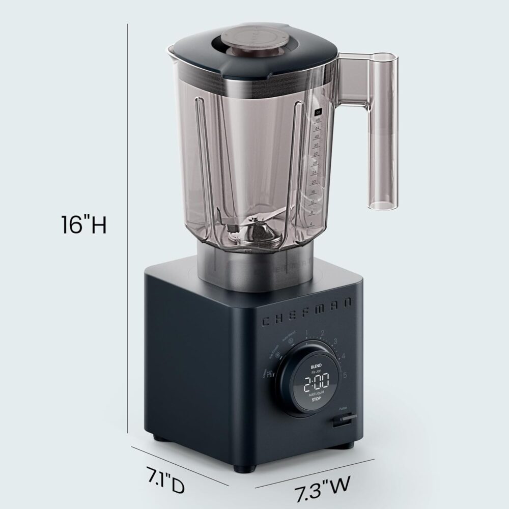 Chefman Obliterator Liquidificadora de bancada de 40 onças p... - Image 8