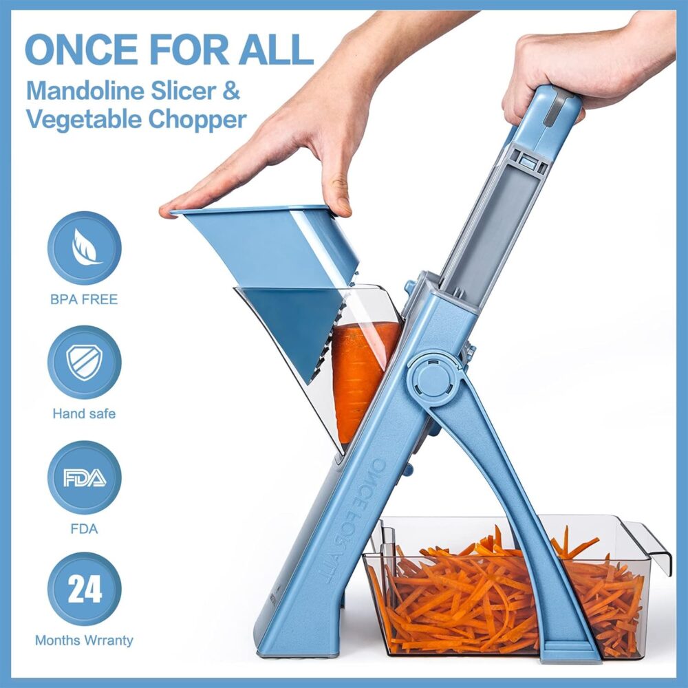 ONCE FOR ALL Atualizar Safe Mandoline Slicer Plus, Tamanho M... - Image 8