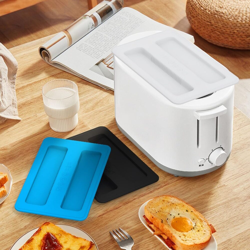 Capa de torradeira de silicone, tampa de máquina de pão reut... - Image 3