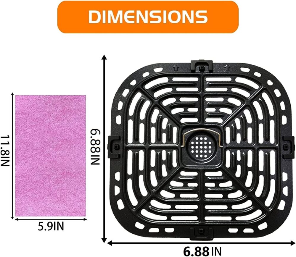 Frigideira Air Fryer Grill para Instants Vortex 2QT Mini Air... | É bom mesmo? Descubra antes de comprar - Image 7