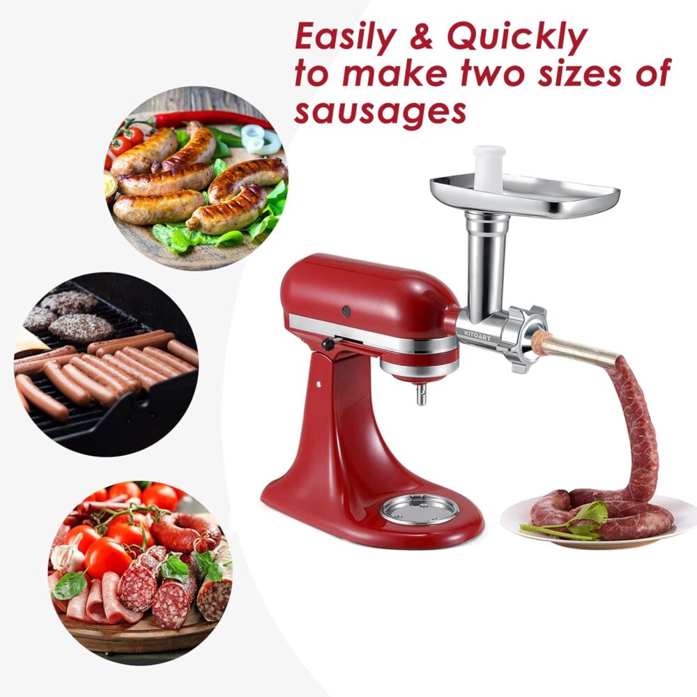 Acessórios de metal para moedor de alimentos KitchenAid, moe... - Image 2