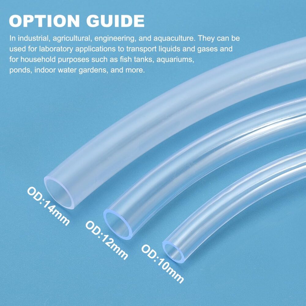 PATIKIL Tubo de vinil PVC, 9/40.6 cm ID x 11/40.6 cm OD tubo... - Image 6