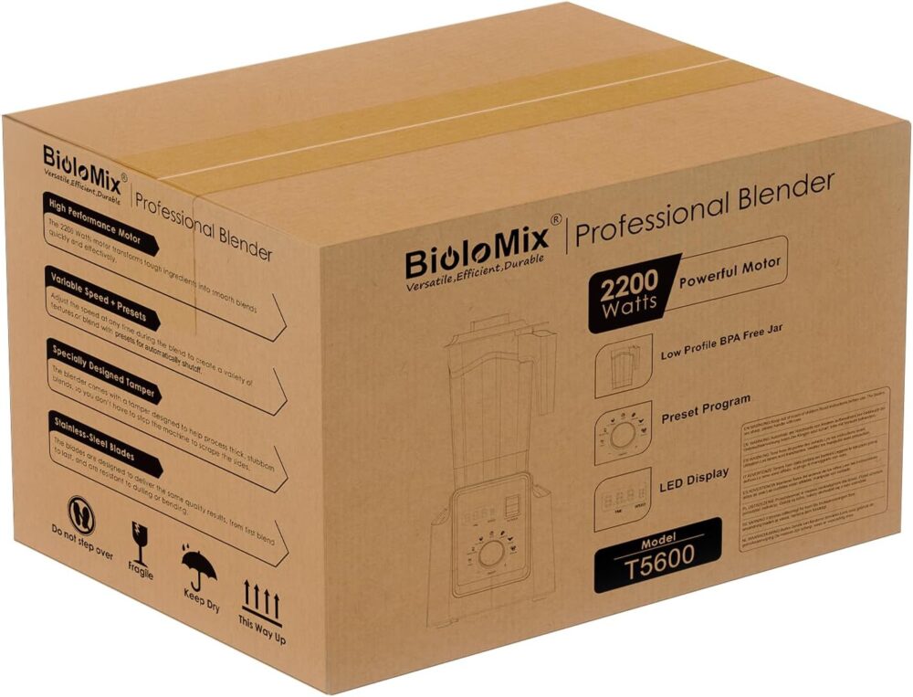 Biolomix Liquidificador Profissional, 2200 Watts, 68 Oz, Sem... - Image 9