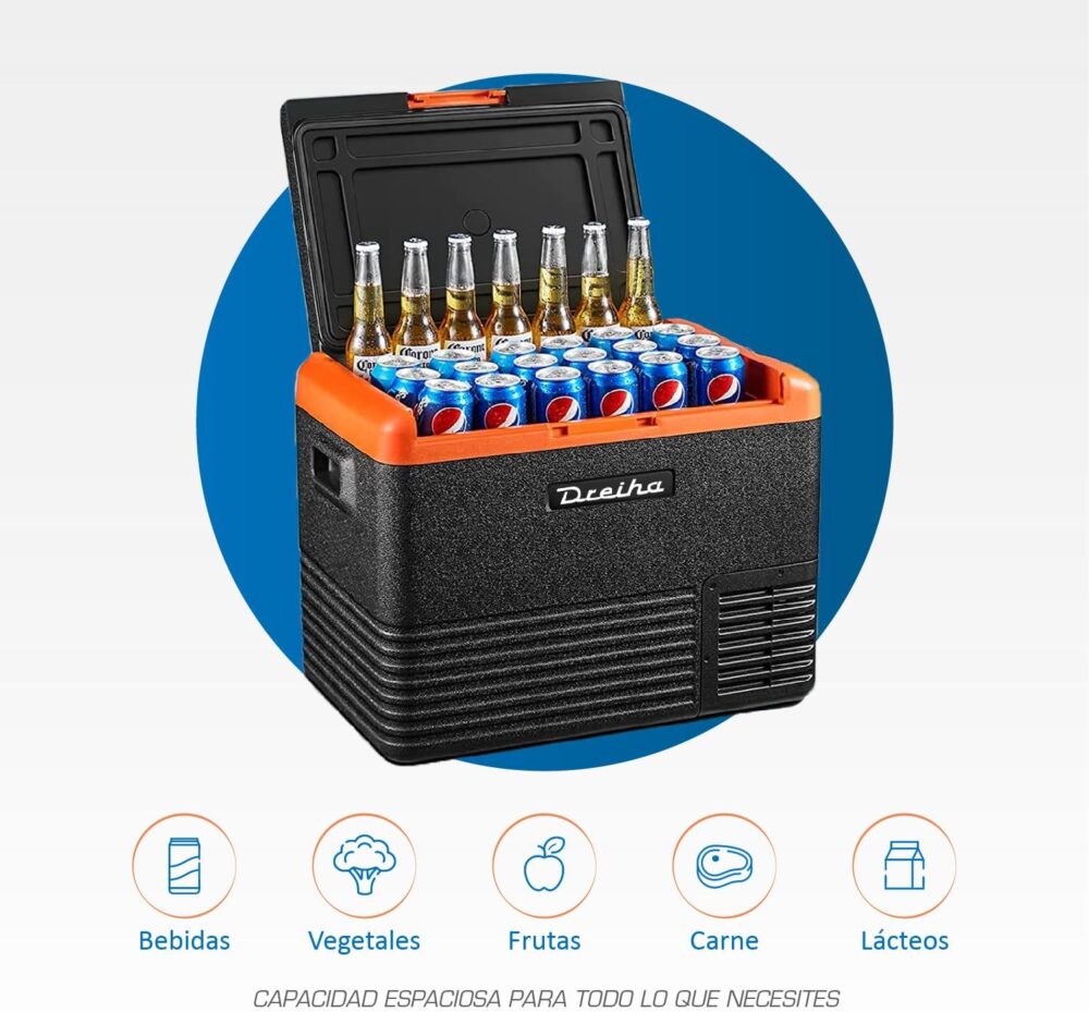 Dreiha Geladeira portátil com compressor, congelador elétric... - Image 3