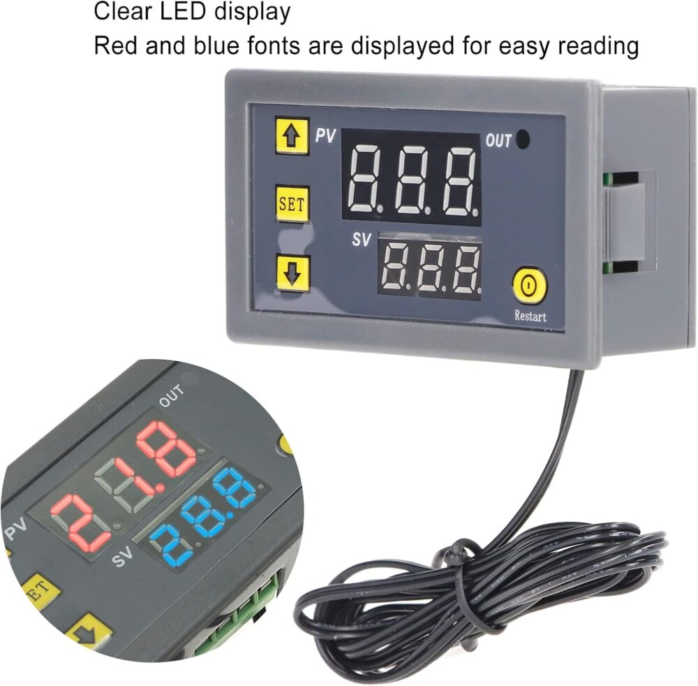 TOOLSGO Módulo De Controle De Temperatura LED Display Digita... - Image 3