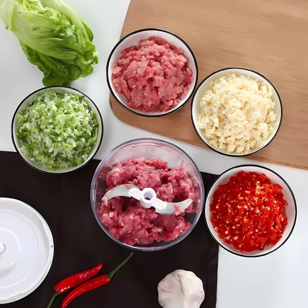 Processador Manual De Alimentos, Triturador Portátil Com 5 L... - Image 8