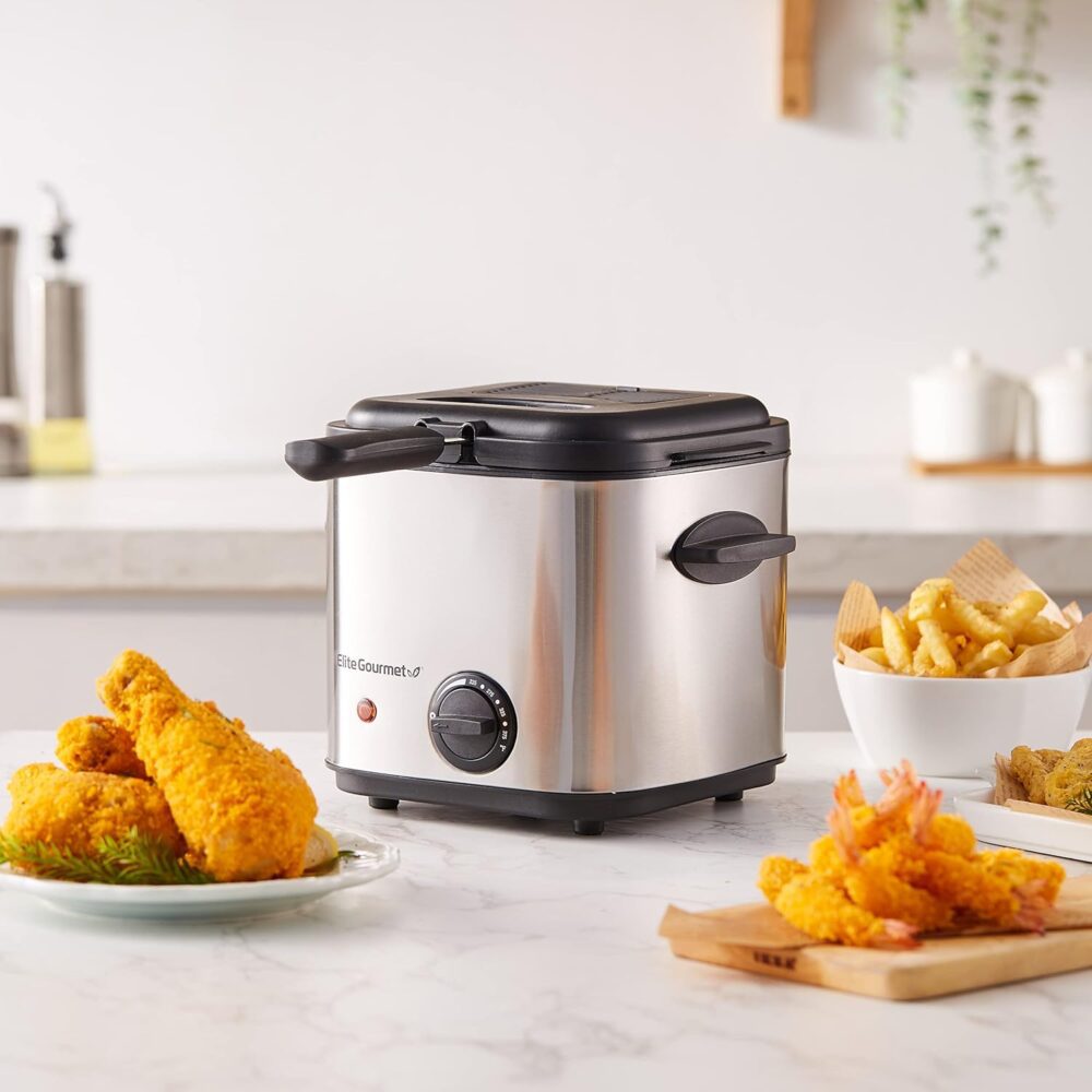 Elite Gourmet Cesta removível EDF1550# fritadeira elétrica t... | É bom mesmo? Descubra antes de comprar - Image 4
