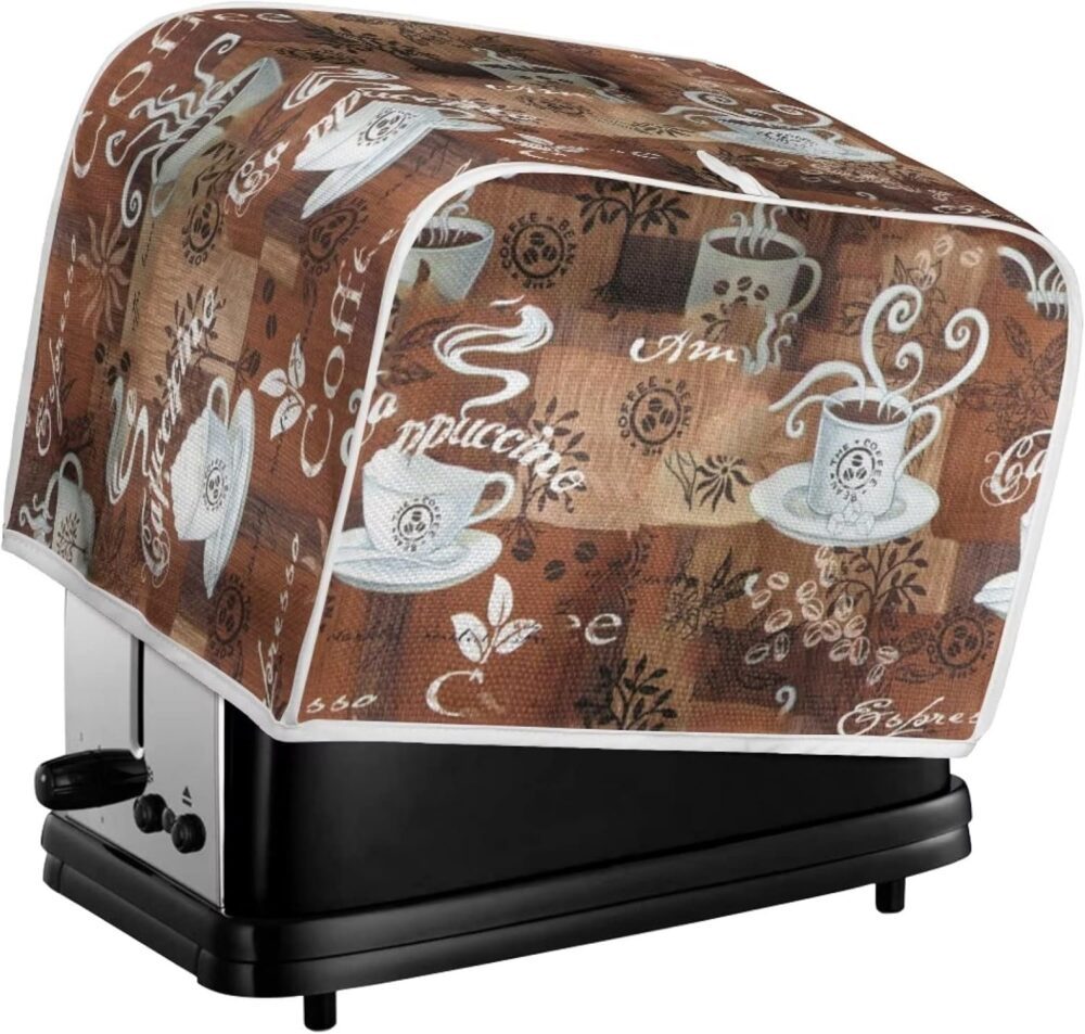 JEOCODY Capa para Torradeira com Estampa de Tema de Café, Ca... - Image 6