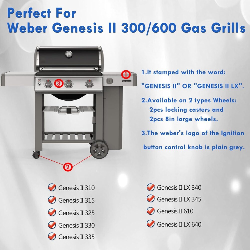 Grillflame 7599 Peças De Reposição Para Chapa Weber Genesis ... - Image 3