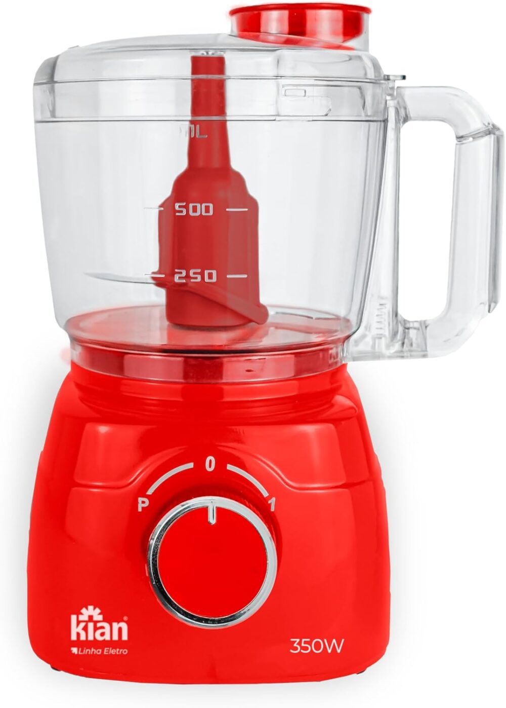 Kian - Processador de Alimentos Turbo Vermelho 127V 350W - Image 3