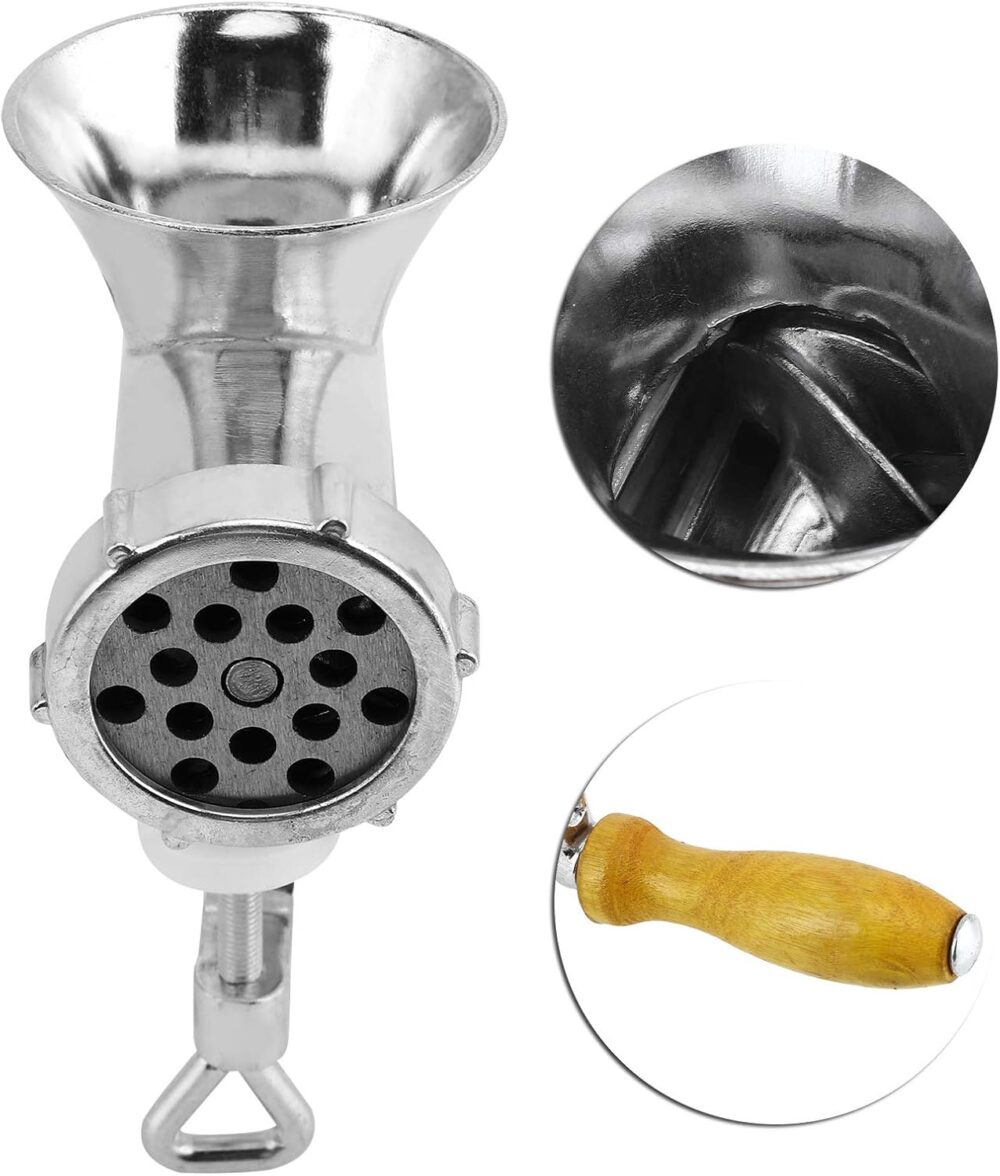 Moedor manual de carne, moedor de carne operado à mão de lig... - Image 8