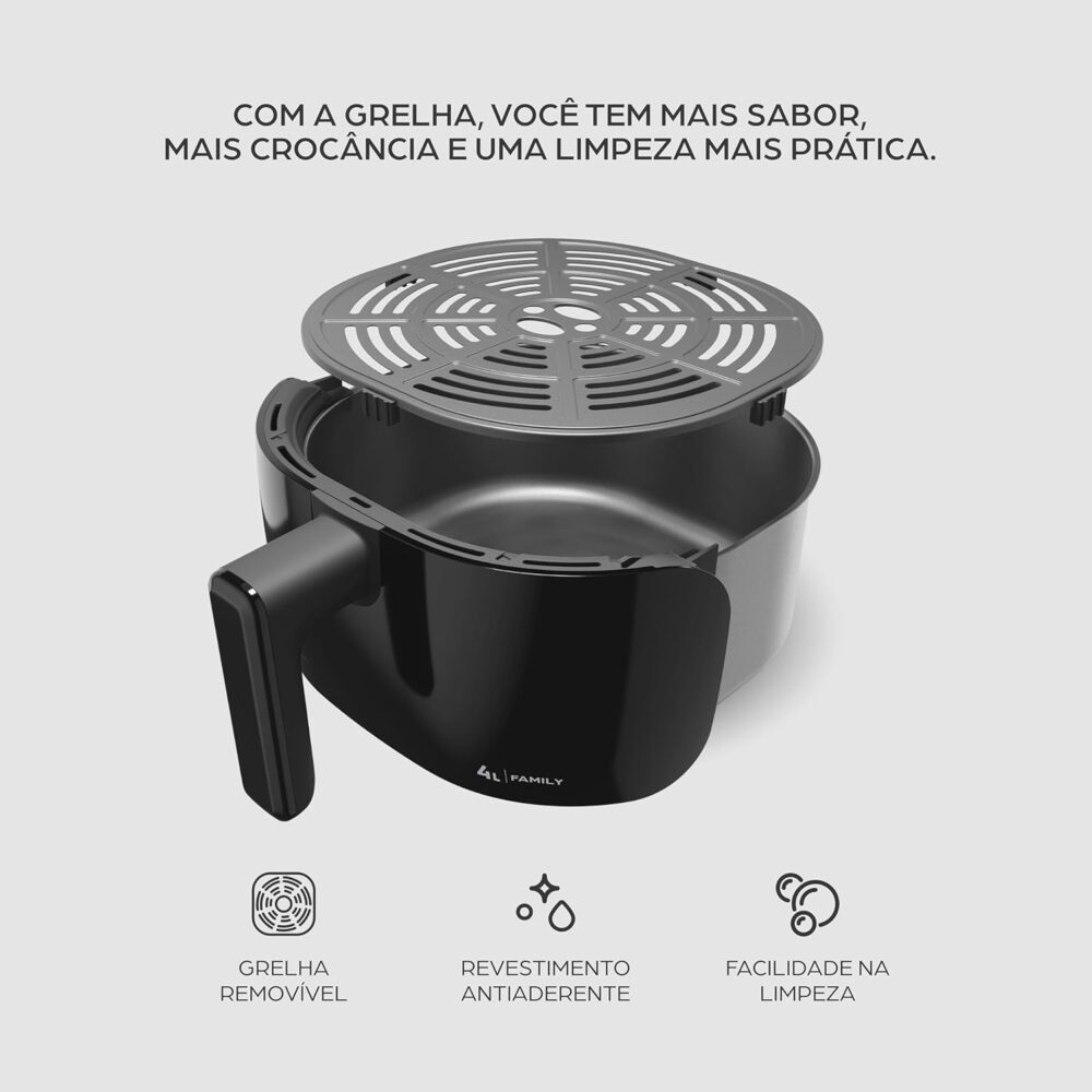 WAP Fritadeira Elétrica Air Fryer FAMILY WAFF2-P 4 Litros, P... | É bom mesmo? Descubra antes de comprar - Image 13