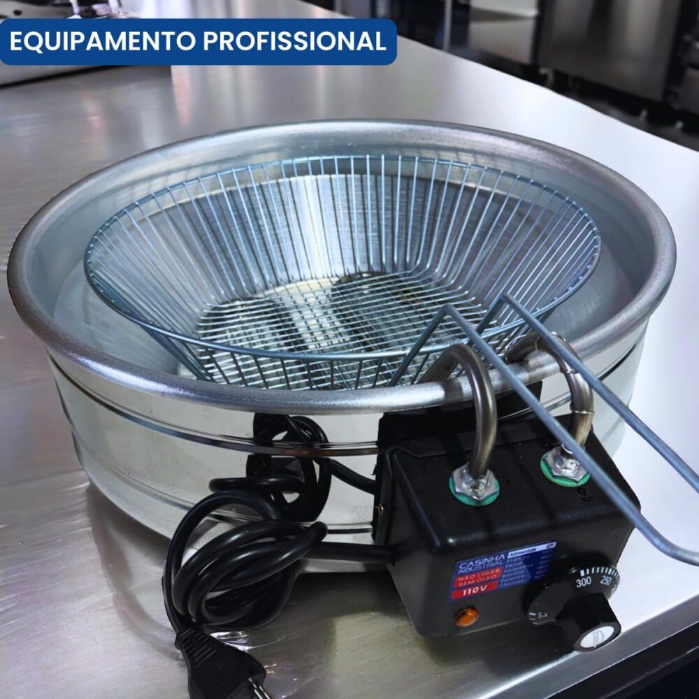 Fritadeira Elétrica Industrial Tacho Redondo 7L (110, Volts) | É bom mesmo? Descubra antes de comprar - Image 2