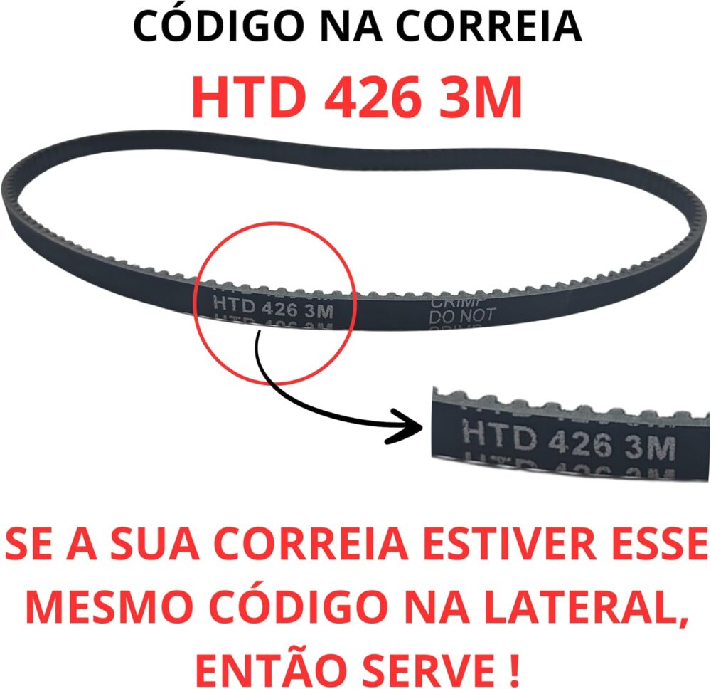 Correia para Batedeira Planetária Compatível com Mondial 700... - Image 3