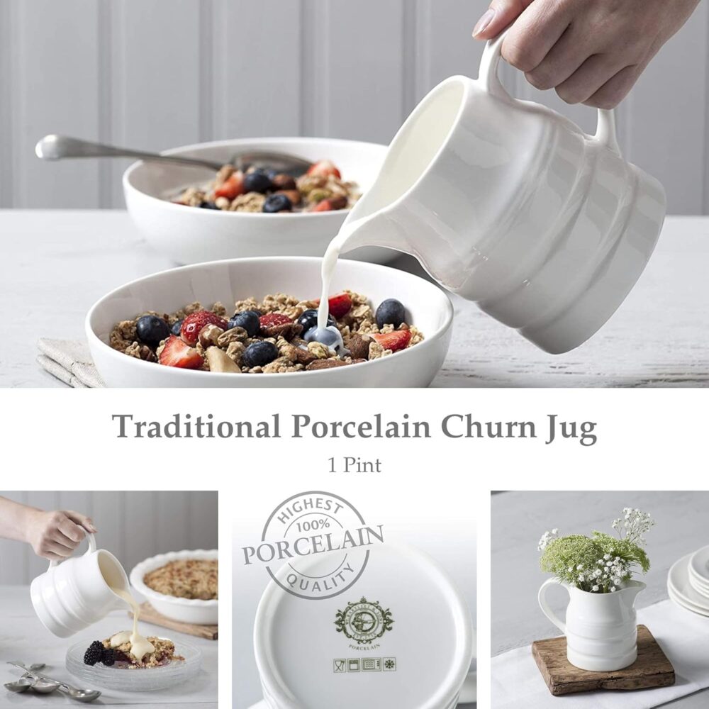 WM Bartleet & Sons 1750 Jarro tradicional de porcelana T36, ... - Image 2