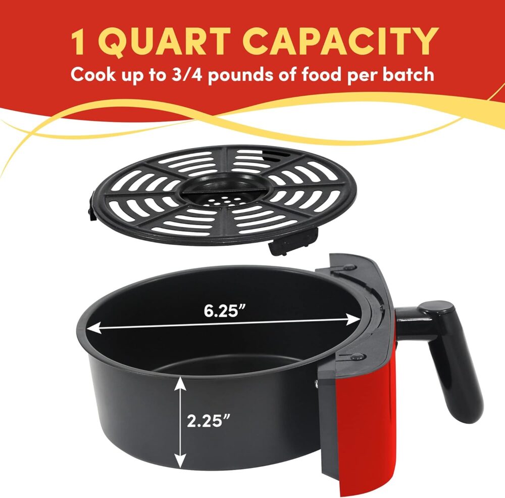 Elite Gourmet EAF-3218R Fritadeira elétrica de ar quente com... | É bom mesmo? Descubra antes de comprar - Image 4