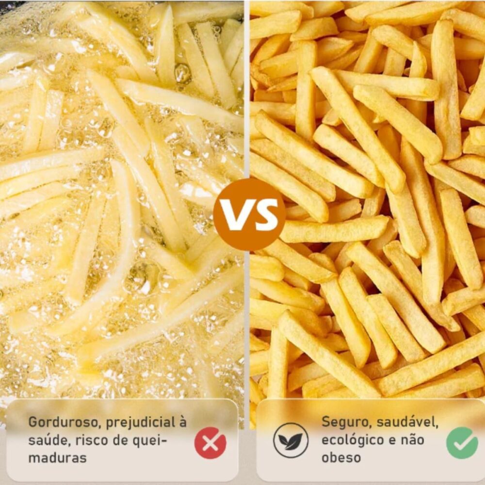 Fritadeira Air Fryer Elétrica Preto 127V de 3,8 Litros para ... | É bom mesmo? Descubra antes de comprar - Image 7