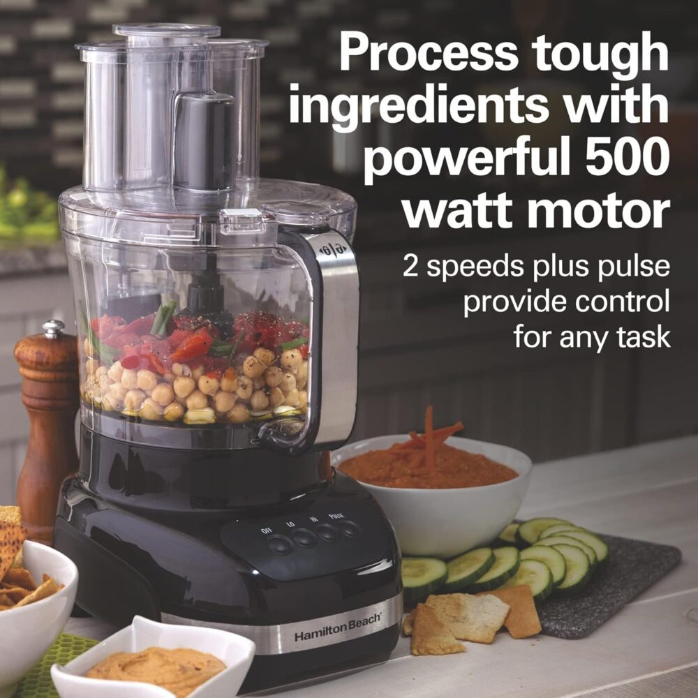 Hamilton Beach Processador de alimentos Big Mouth Duo Plus 1... - Image 6