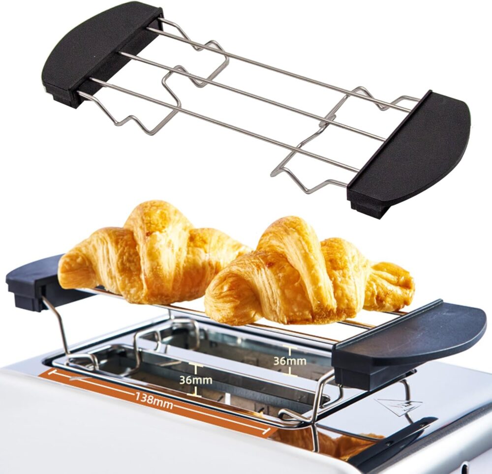 Hoypeyfiy Rack de aquecimento para torradeira, suporte de to... - Image 5