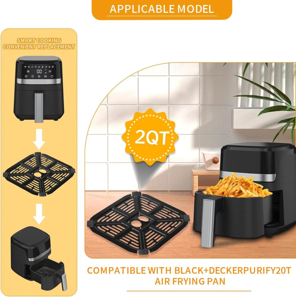 GWBSXM Frigideira a ar para fritadeira BLACK+DECKER Purify 2... | É bom mesmo? Descubra antes de comprar - Image 4